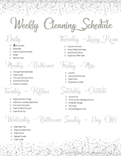 Daily 30 minute House Cleaning Routine